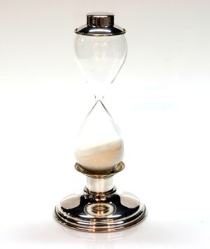 Clessidra 15 minuti argento 925./°°